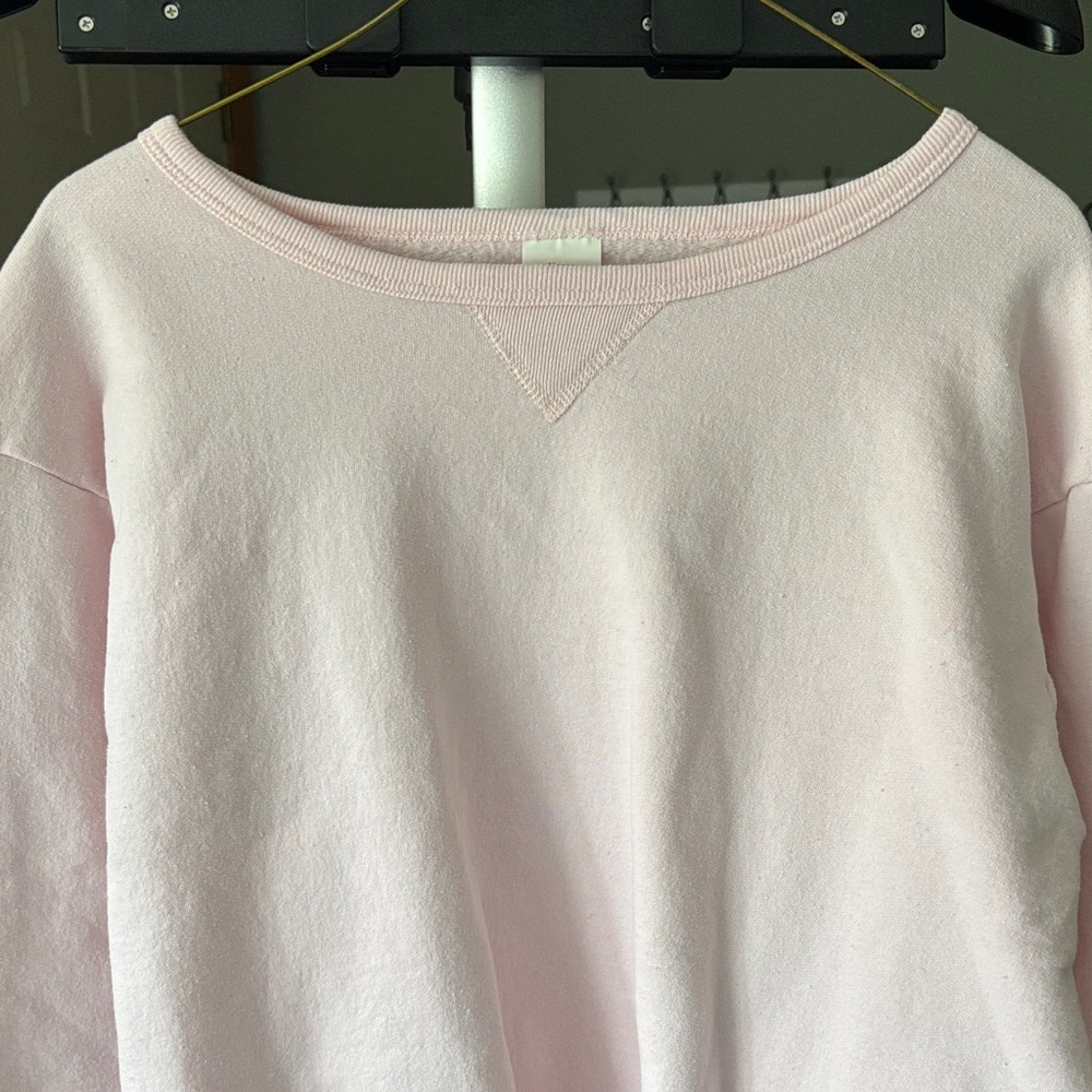 Hanes Women's Light Pink Crew Neck Sweater